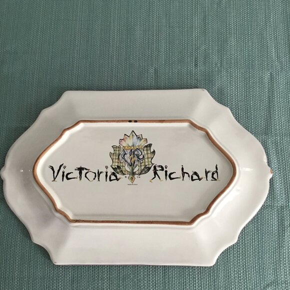 MacKenzie Childs - Victoria & Richard - Dinner Platter - Picture 3 of 5